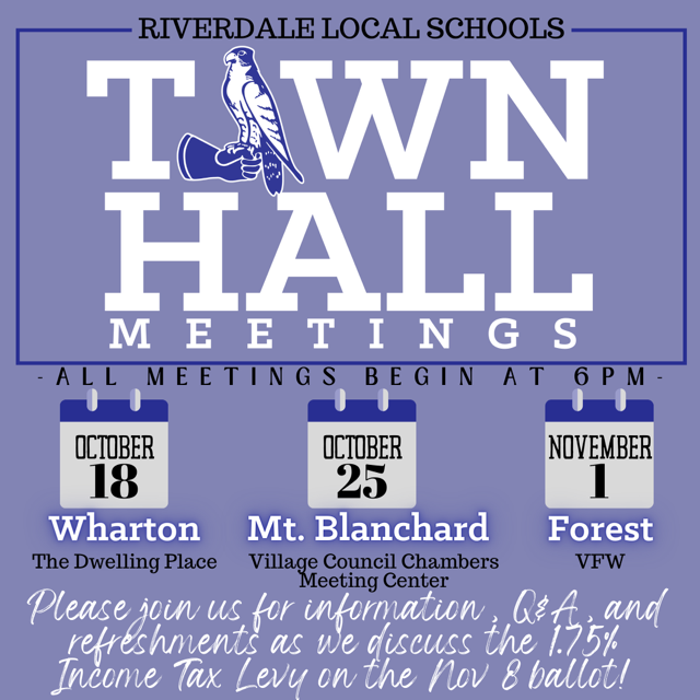 Levy Town Hall Announcement